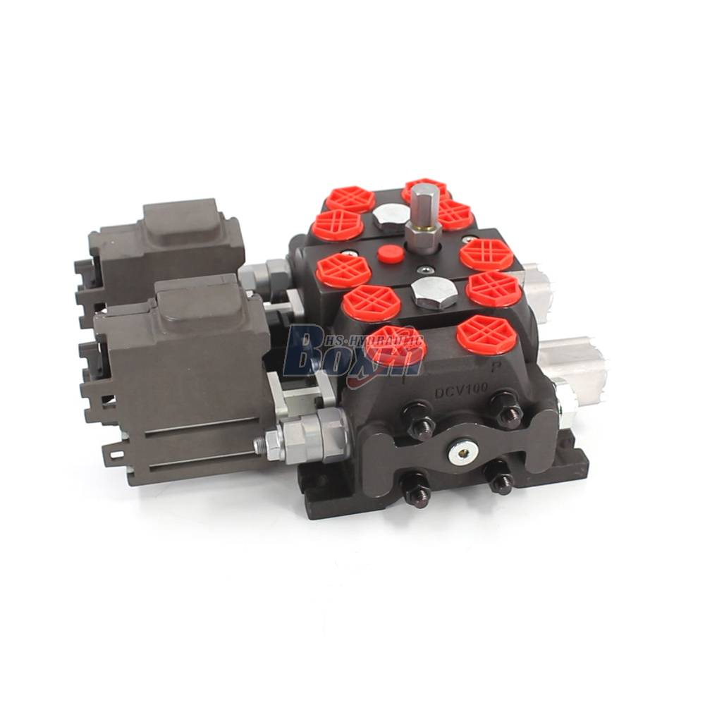 Global Distributors and Wholesalers Wanted for DCV100EMA-YT-JYT-J-K Electric Motor 2 Spool Sectional Directional Valve main image